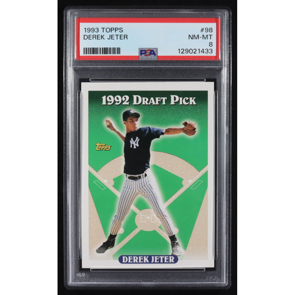 Derek Jeter 1993 Topps #98 RC (PSA 8) at PristineAuction.com