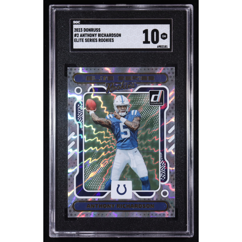 Anthony Richardson 2023 Donruss The Elite Series Rookies #2 RC (SGC 10) at PristineAuction.com
