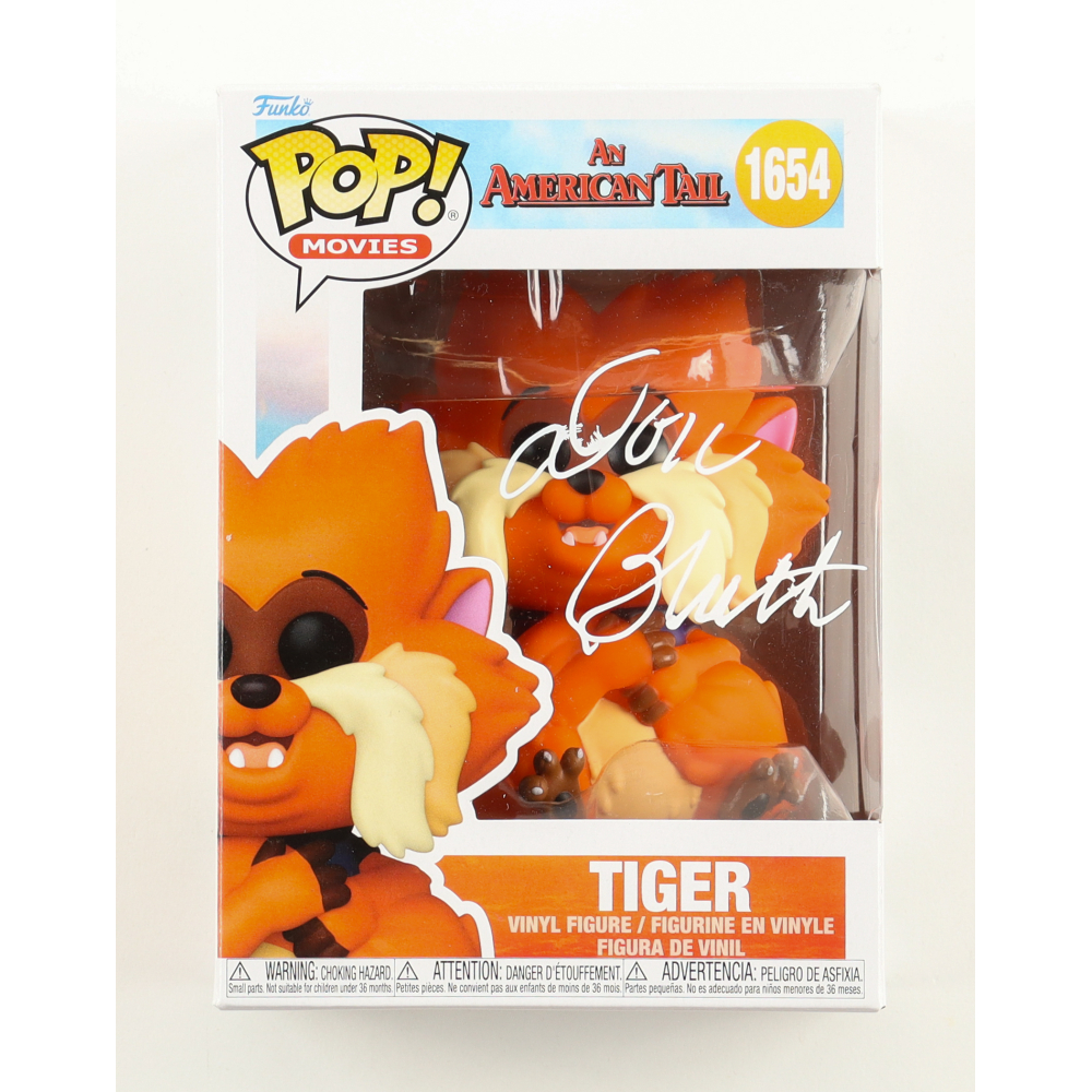 Don Bluth Signed "An American Tail" #1654 Tiger Funko Pop! Vinyl Figure (JSA) at PristineAuction.com