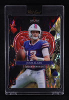 Josh Allen 2024 Wild Card 5 Card Draw Stacked Deck Ace of Hearts Black and Gold Shock #JAN #1/1 at PristineAuction.com