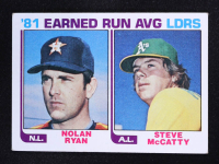 Nolan Ryan / Steve McCatty 1982 Topps #167 LL at PristineAuction.com