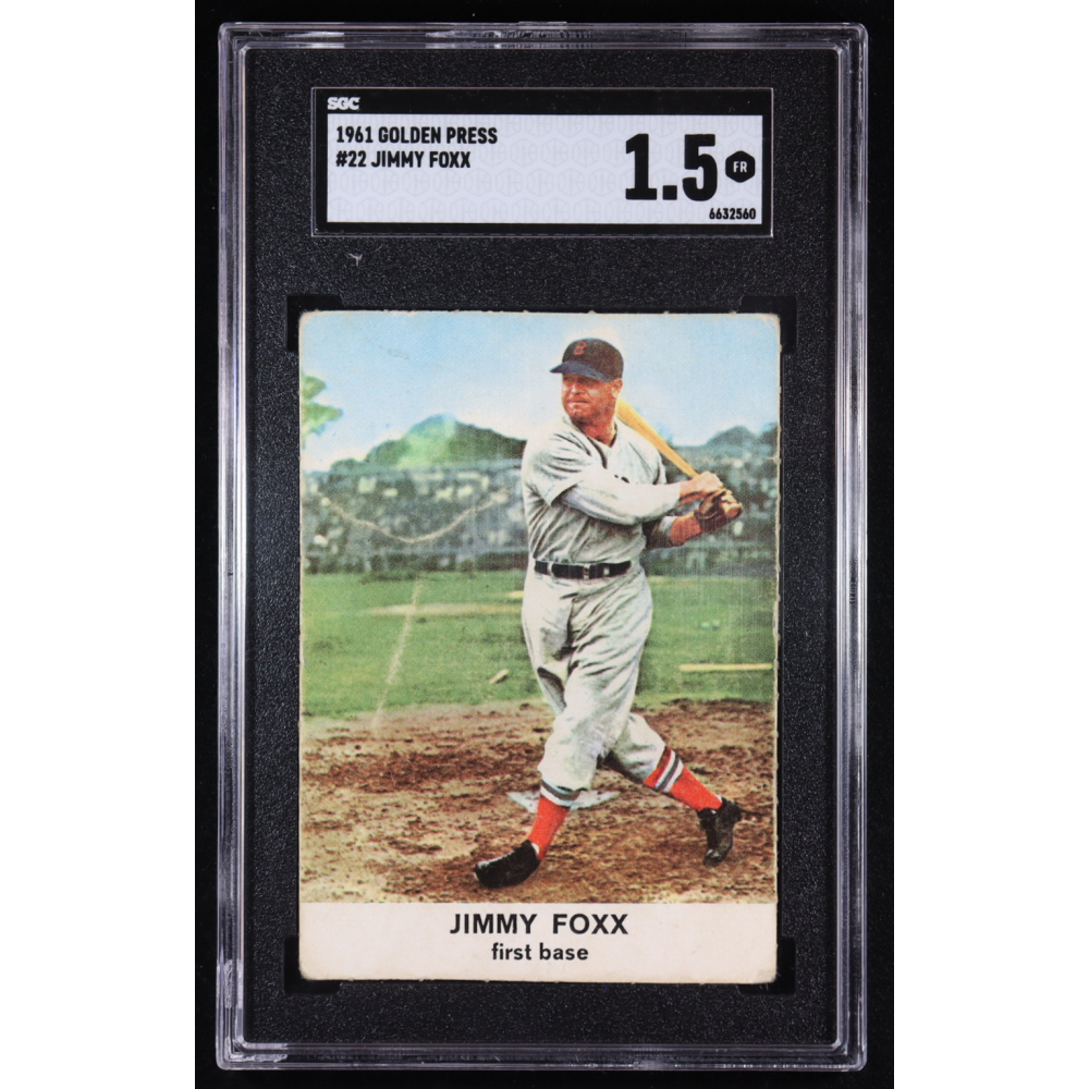 Jimmy (Jimmie) Foxx 1961 Golden Press #22 (SGC 1.5) at PristineAuction.com