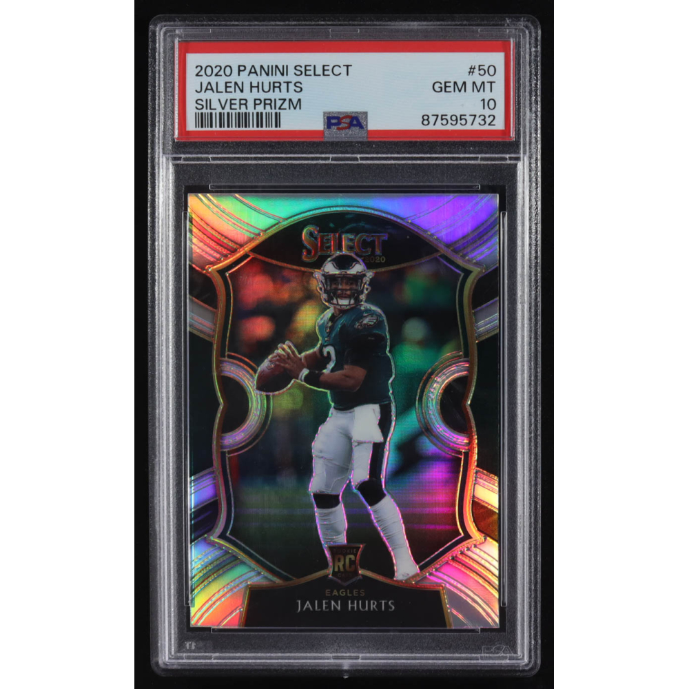 Jalen Hurts 2020 Panini Select Concourse #50 RC (PSA 10) at PristineAuction.com