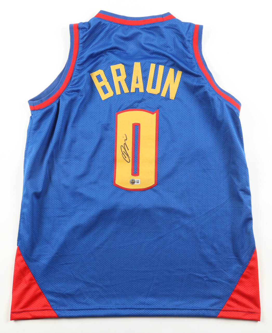 Christian Braun Signed Jersey (Beckett) at PristineAuction.com Christian Braun Signed Jersey (Beckett) at PristineAuction.com