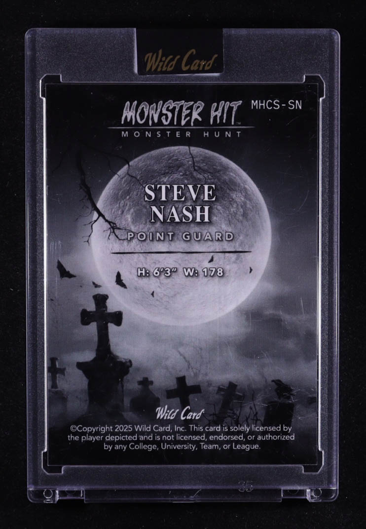 Steve Nash 2025 Wild Card Monster Hit Monster Hunt Scarecrow Green Scope #SN #1/1 at PristineAuction.com Steve Nash 2025 Wild Card Monster Hit Monster Hunt Scarecrow Green Scope #SN #1/1 at PristineAuction.com