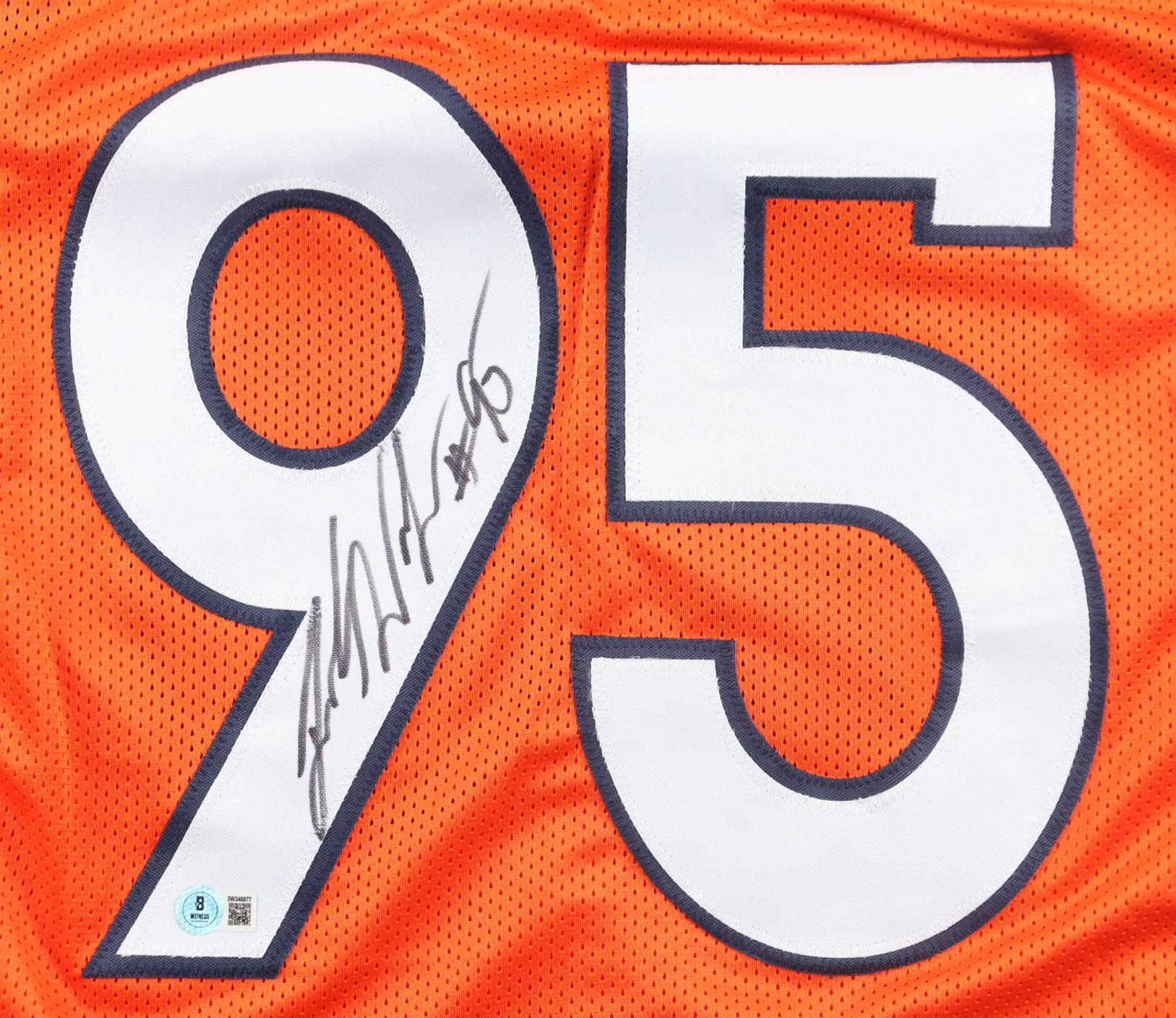 Derek Wolfe Signed Jersey (Beckett) at PristineAuction.com Derek Wolfe Signed Jersey (Beckett) at PristineAuction.com