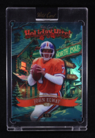 John Elway 2025 Wild Card Holiday Hits North Pole Holo Teal #JE #1/5 at PristineAuction.com