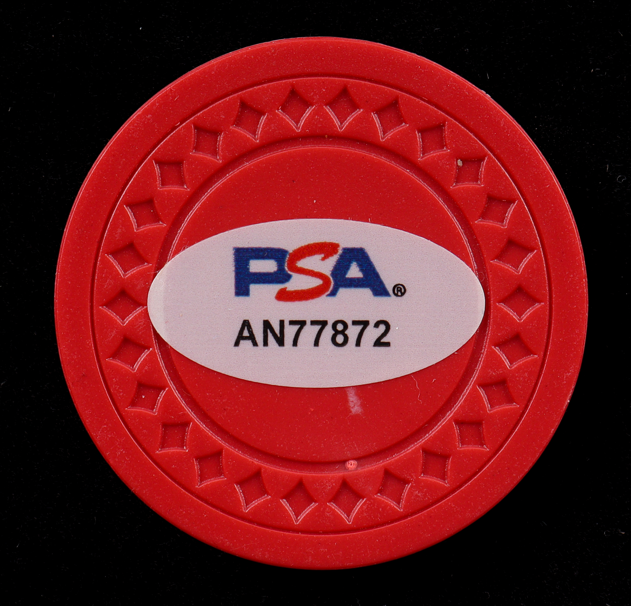 Matt Damon Signed Poker Chip (PSA) at PristineAuction.com Matt Damon Signed Poker Chip (PSA) at PristineAuction.com