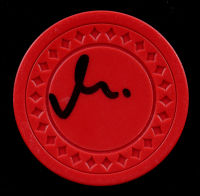 Matt Damon Signed Poker Chip (PSA) at PristineAuction.com
