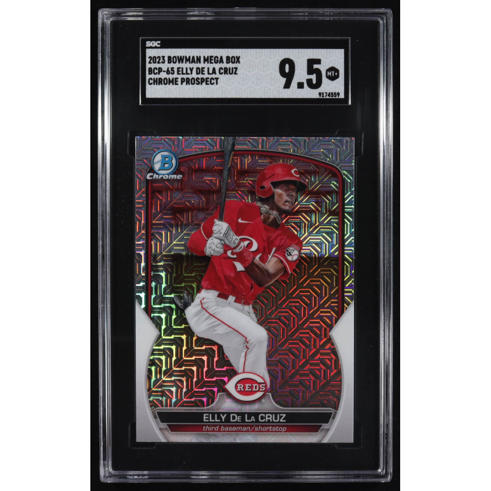 Elly De La Cruz 2023 Bowman Chrome Prospect Mega Box #BCP-65 RC (SGC 9.5) at PristineAuction.com