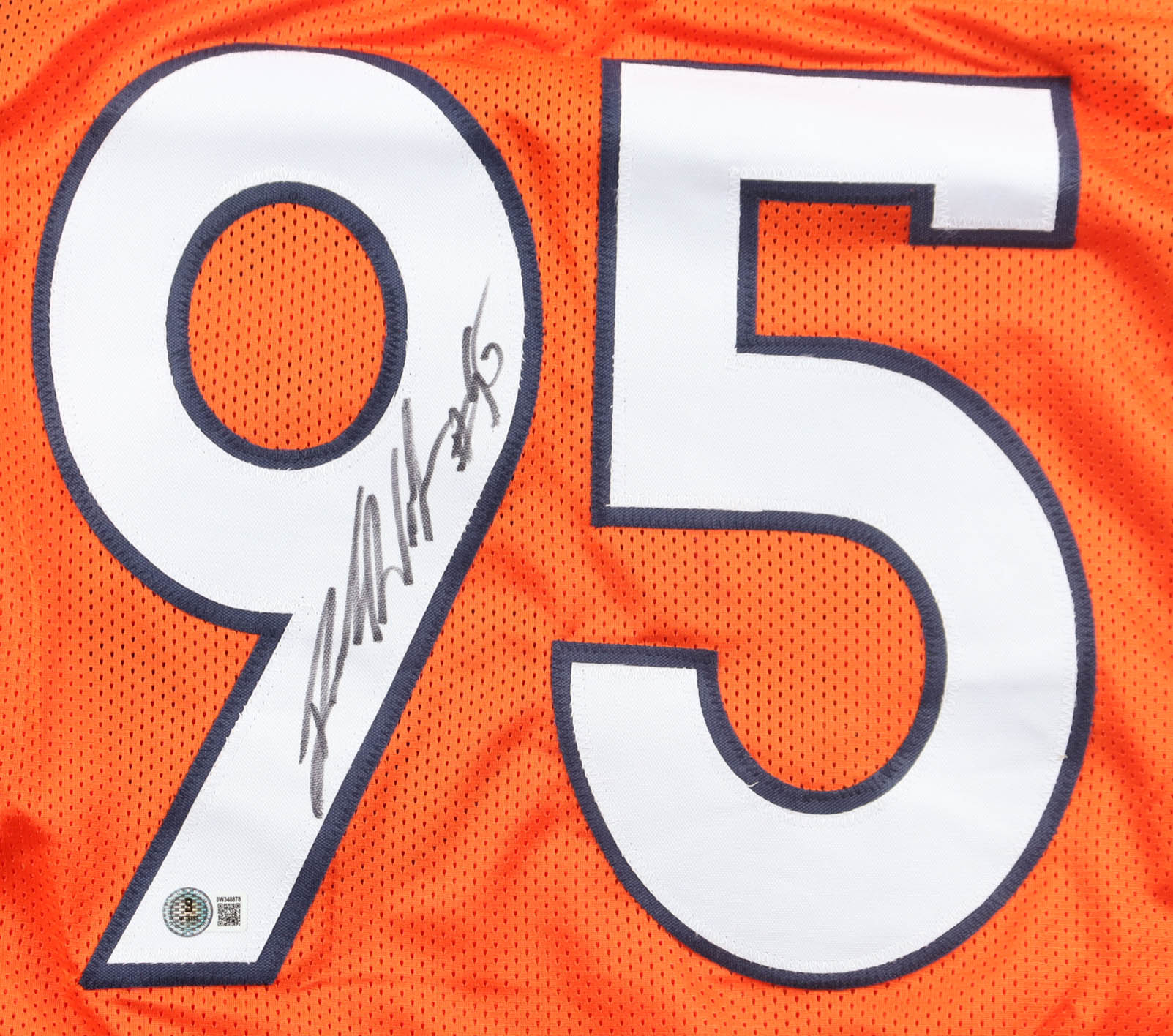 Derek Wolfe Signed Jersey (Beckett) at PristineAuction.com Derek Wolfe Signed Jersey (Beckett) at PristineAuction.com