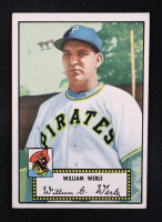 William Werle 1952 Topps #73A Black at PristineAuction.com