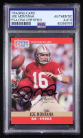 Joe Montana Signed 1990 Pro Set #293 (PSA) at PristineAuction.com