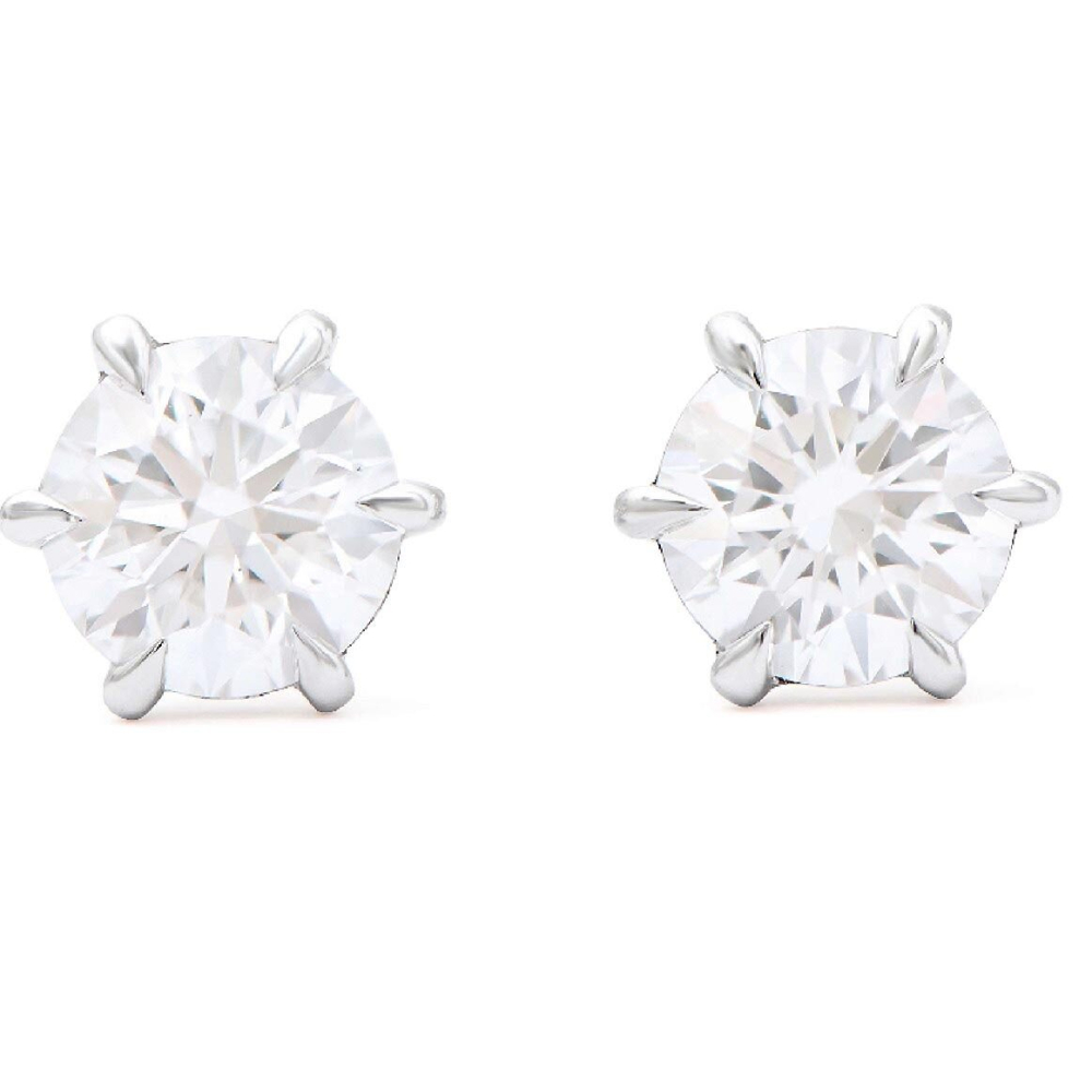 NEW! 1.00 CTW Lab-Grown Diamonds Earrings E-F, VVS2 | Estimated Retail Value: $5,460 (IGI) at PristineAuction.com