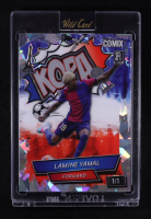 Lamine Yamal 2024 Wild Card Comix Kopa Trophy Red White and Blue Crystal #LY03 RC #1/1 at PristineAuction.com