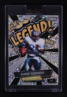Barry Sanders 2025 Wild Card Comix Legend! Black and Silver Sparkle #BS #1/1 at PristineAuction.com