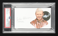John R. Alison Signed Cut With Portrait (PSA) at PristineAuction.com