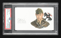 Richard E. Cole Signed Cut with Portrait WWII Doolittle Raider Co-Pilot Plane #1(PSA) at PristineAuction.com
