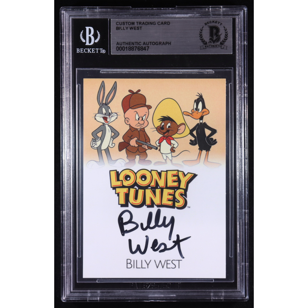 Billy West Signed Custom 'Looney Tones' Trading Card #NNO (BGS | Autograph Graded Authetnic) at PristineAuction.com
