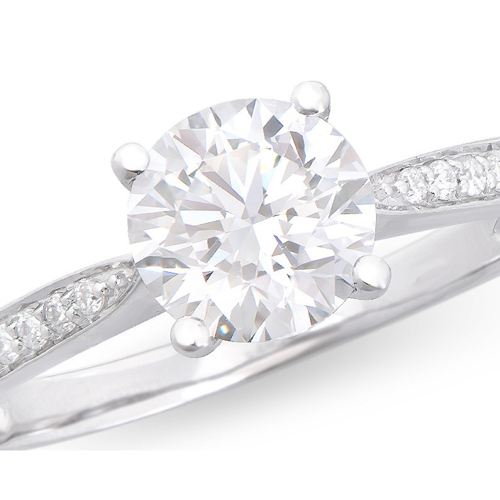 NEW! 1.07 CTW Lab-Grown Diamonds Ring E-F, VVS2 | Estimated Retail Value: $5,595 (IGI) at PristineAuction.com