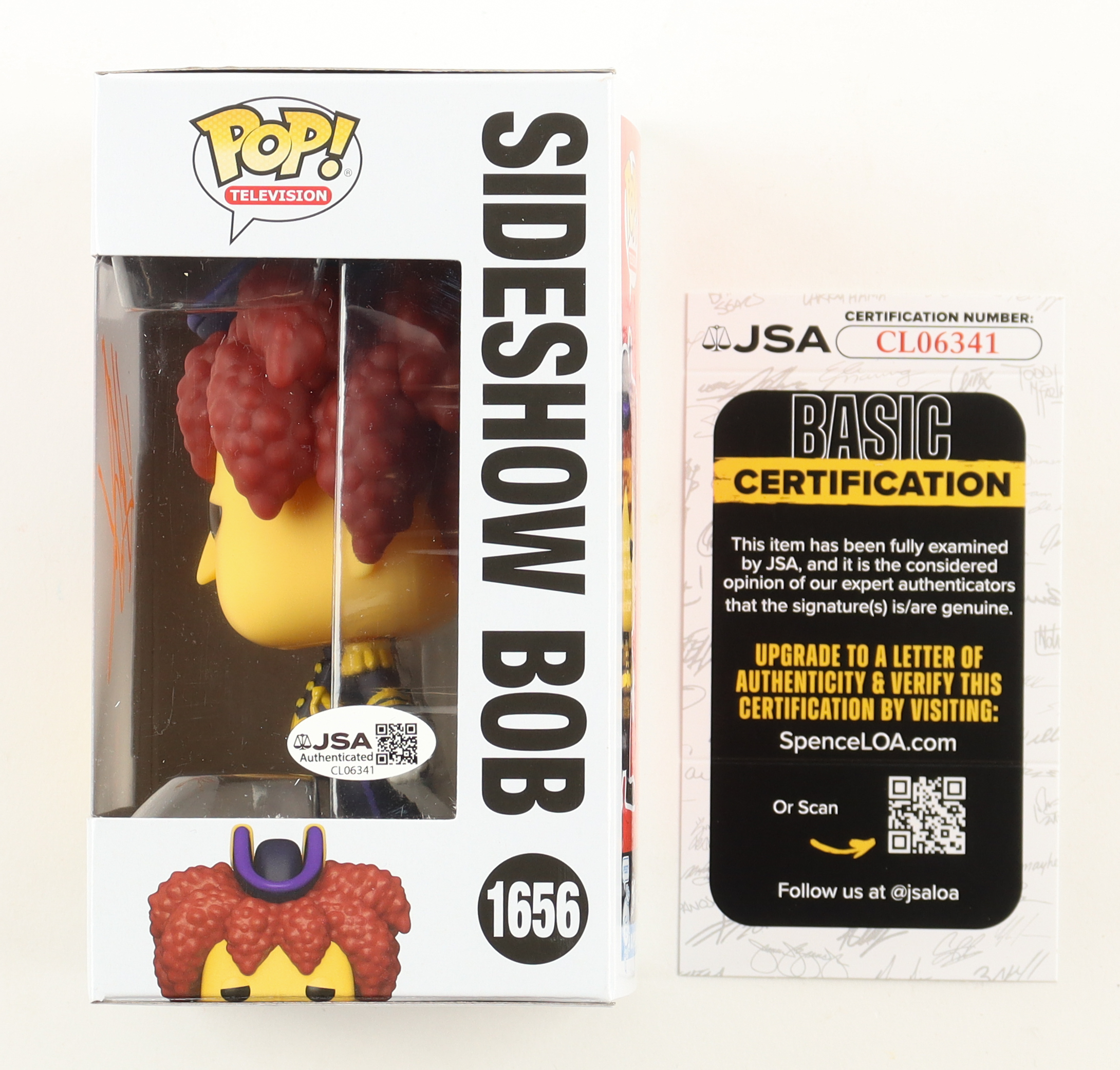Kelsey Grammer Signed "The Simpsons" #1656 Sideshow Bob Funko Pop! Vinyl Figure (JSA) at PristineAuction.com Kelsey Grammer Signed "The Simpsons" #1656 Sideshow Bob Funko Pop! Vinyl Figure (JSA) at PristineAuction.com
