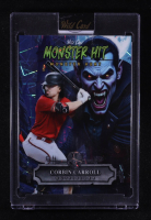 Corbin Carroll 2025 Wild Card Monster Hit Monster Hunt Dracula Blue Laser #CC #1/1 at PristineAuction.com