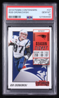 Rob Gronkowski 2018 Panini Contenders #37 (PSA 10) at PristineAuction.com