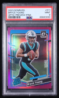 Bryce Young 2023 Donruss Optic Rated Rookies Preview Pink #311 RC (PSA 9) at PristineAuction.com
