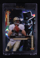Drew Brees 2025 Wild Card Jokers Wild Cowboy Hat Lava #DBNr03 #1/1 at PristineAuction.com