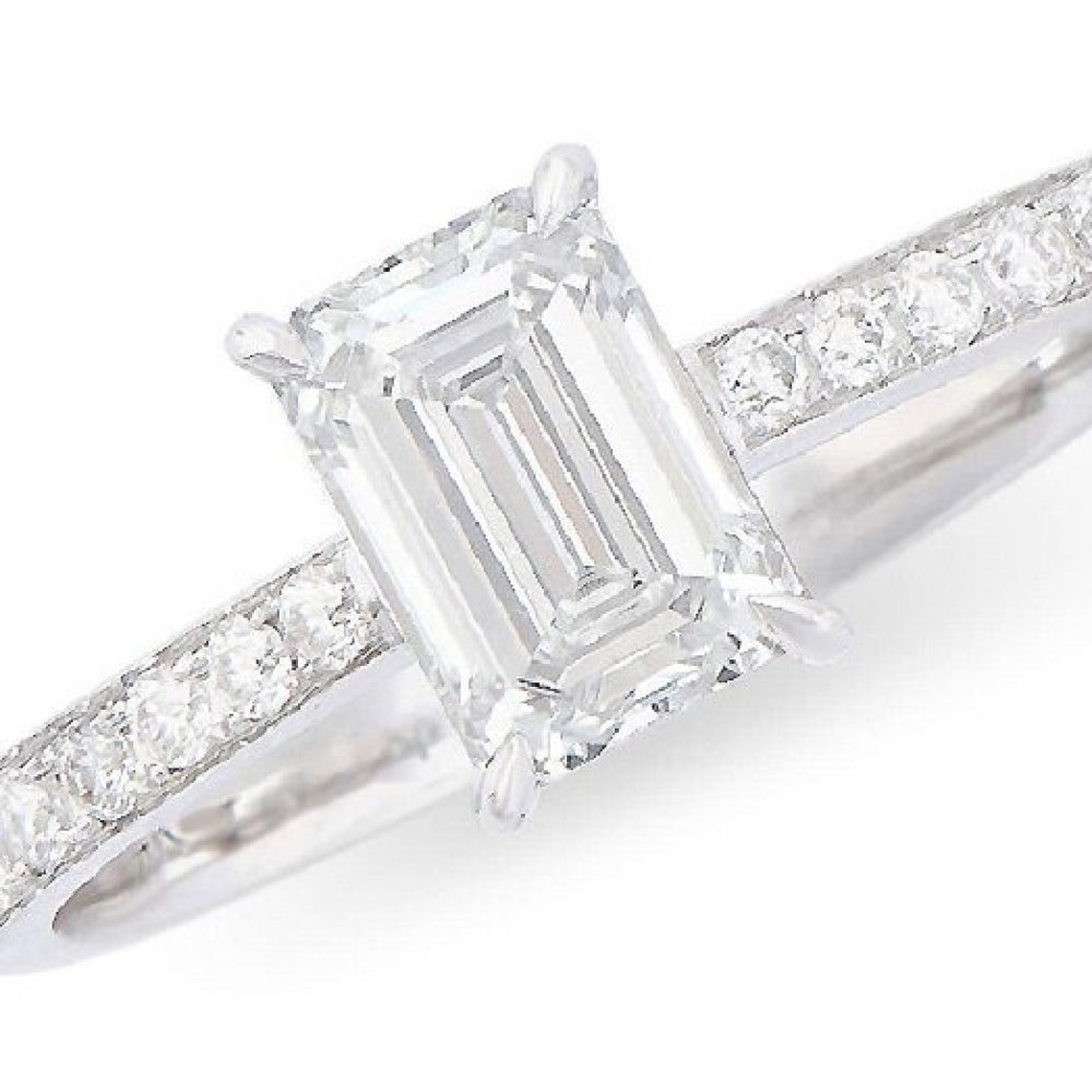 NEW! 1.11 CTW Lab-Grown Diamonds Ring  E-F, VVS2 | Estimated Retail Value: $5,650 (IGI) at PristineAuction.com
