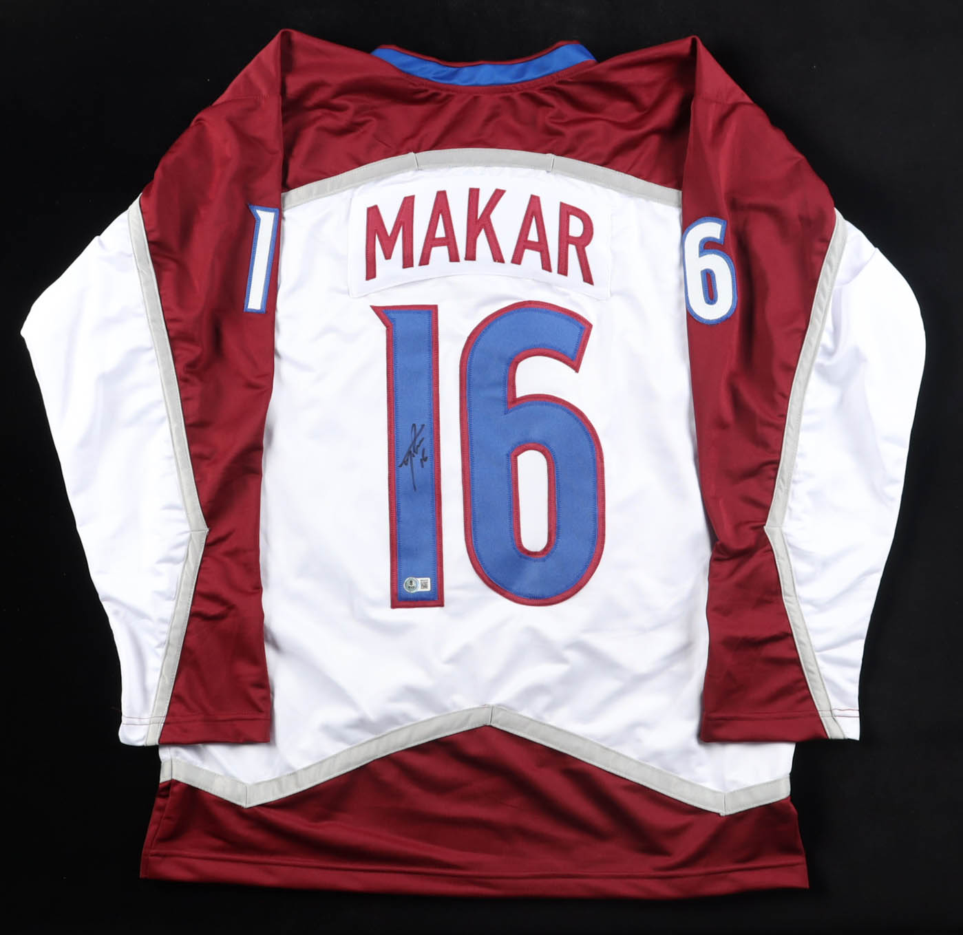 Taylor Makar Signed Jersey (Beckett) at PristineAuction.com Taylor Makar Signed Jersey (Beckett) at PristineAuction.com