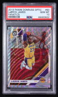 LeBron James 2019-20 Donruss Optic Fanatics Box Set #60 (PSA 10) at PristineAuction.com