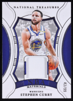 Stephen Curry 2024-25 Panini National Treasures NBA Materials #23 #43/99 at PristineAuction.com