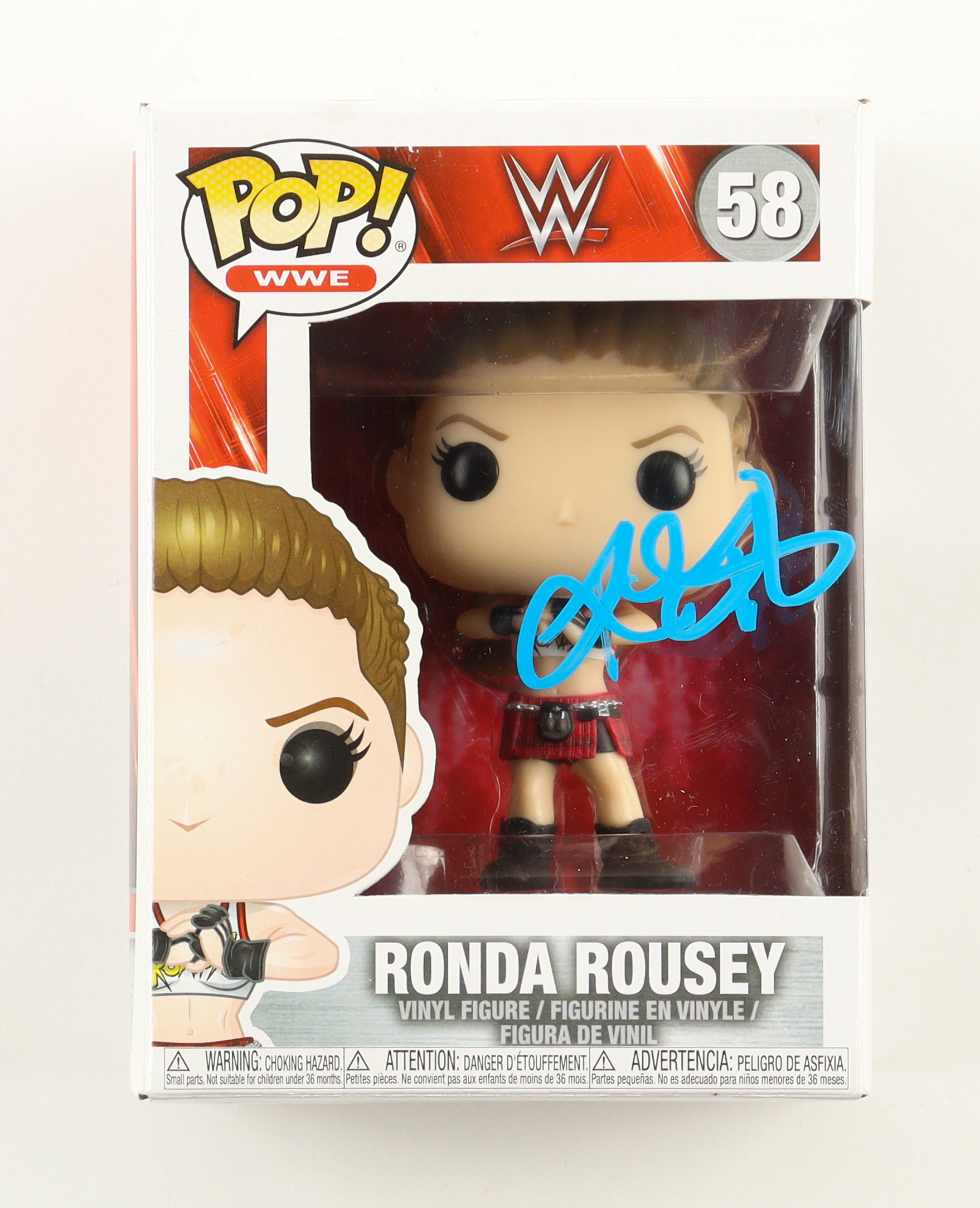 Ronda Rousey Signed WWE #58 Funko Pop! Vinyl Figure (PSA) at PristineAuction.com Ronda Rousey Signed WWE #58 Funko Pop! Vinyl Figure (PSA) at PristineAuction.com