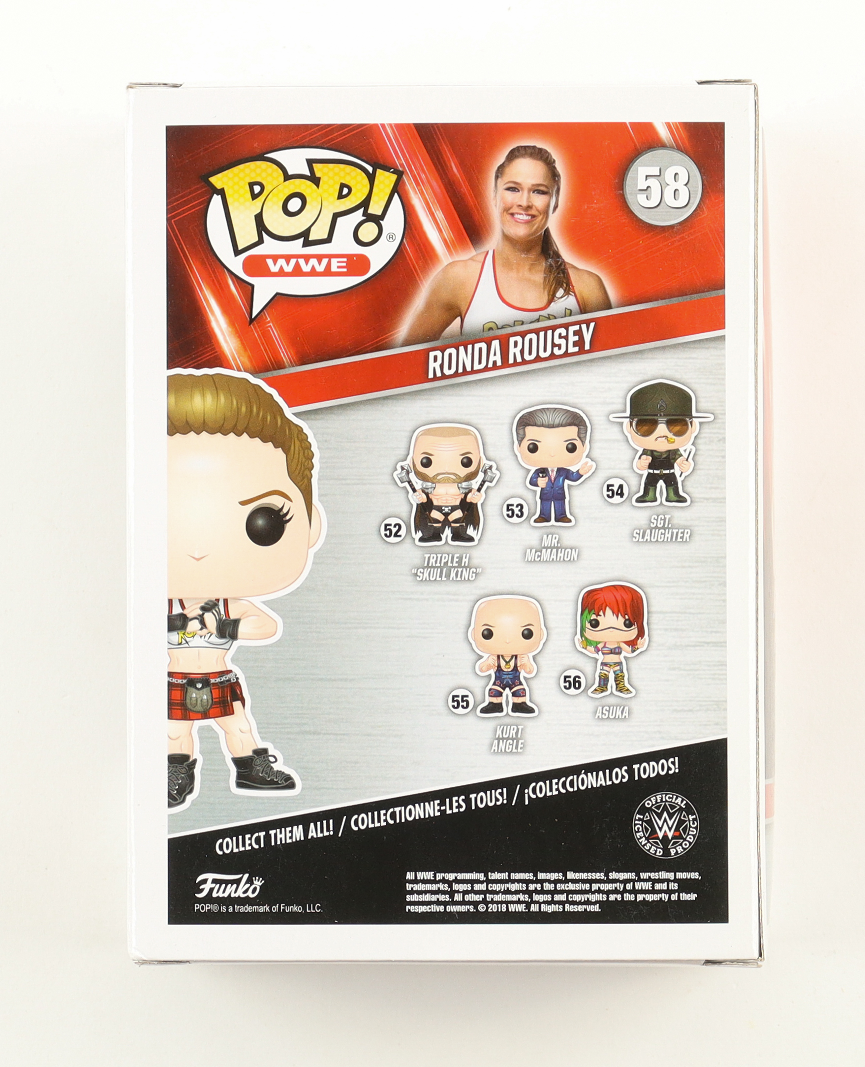 Ronda Rousey Signed WWE #58 Funko Pop! Vinyl Figure (PSA) at PristineAuction.com Ronda Rousey Signed WWE #58 Funko Pop! Vinyl Figure (PSA) at PristineAuction.com