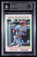 Pete Rose Signed 1978 Topps RB #5 (BGS | Autograph Graded Authetnic) at PristineAuction.com