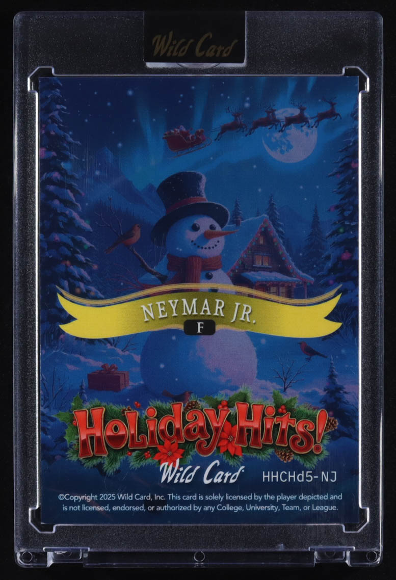 Neymar Jr. 2025 Wild Card Christmas Hit! #HHCHd5-NJ #1/1 at PristineAuction.com Neymar Jr. 2025 Wild Card Christmas Hit! #HHCHd5-NJ #1/1 at PristineAuction.com