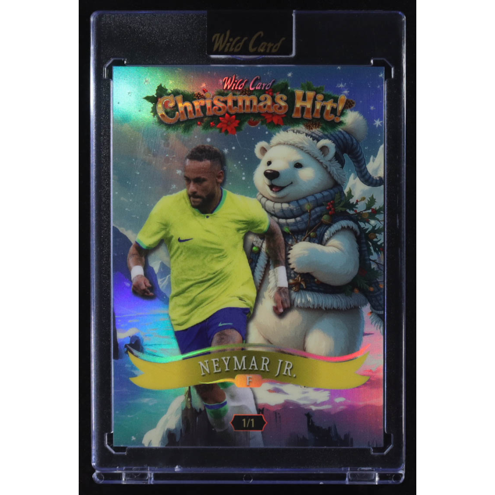 Neymar Jr. 2025 Wild Card Christmas Hit! #HHCHd5-NJ #1/1 at PristineAuction.com