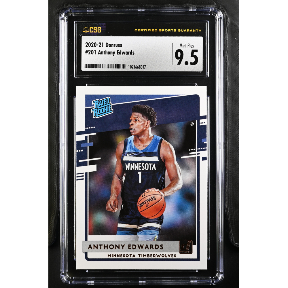 Anthony Edwards 2020-21 Donruss RR #201 RC (CSG 9.5) at PristineAuction.com
