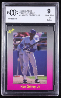 Ken Griffey Jr. 1989 Classic Travel Purple #193 RC (BCCG 9) at PristineAuction.com