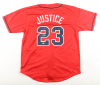 David Justice Signed Jersey (Beckett) at PristineAuction.com