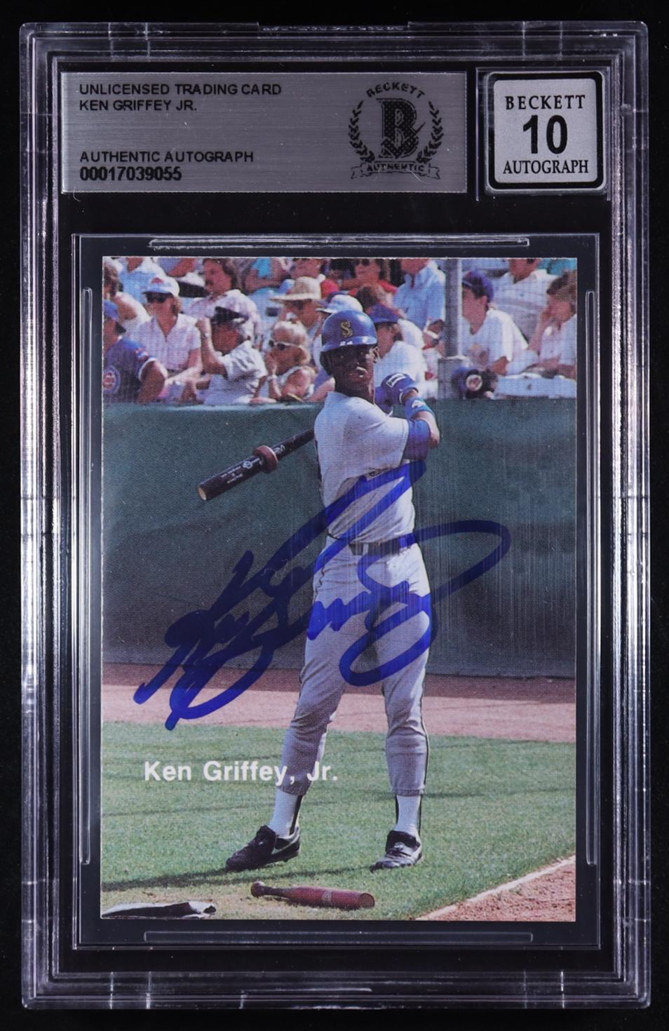 Ken Griffey Jr. Signed Custom Trading Card (BGS | Auto 10) at PristineAuction.com Ken Griffey Jr. Signed Custom Trading Card (BGS | Auto 10) at PristineAuction.com