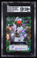 Elly De La Cruz 2024 Press Pass Premium Breakout Autographs Crystals Silver #BEC1 #9/10 (SGC 10 | Autograph Grade 10) at PristineAuction.com