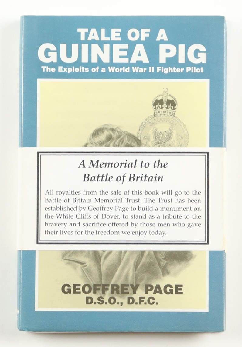 Geoffrey Page Signed "Tale of a Guinea Pig" Hardcover Book (AIV) at PristineAuction.com Geoffrey Page Signed "Tale of a Guinea Pig" Hardcover Book (AIV) at PristineAuction.com