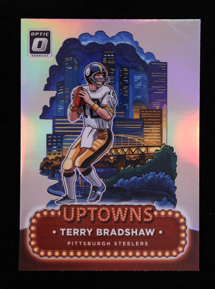 Terry Bradshaw 2024 Donruss Optic Uptowns #25 at PristineAuction.com Terry Bradshaw 2024 Donruss Optic Uptowns #25 at PristineAuction.com