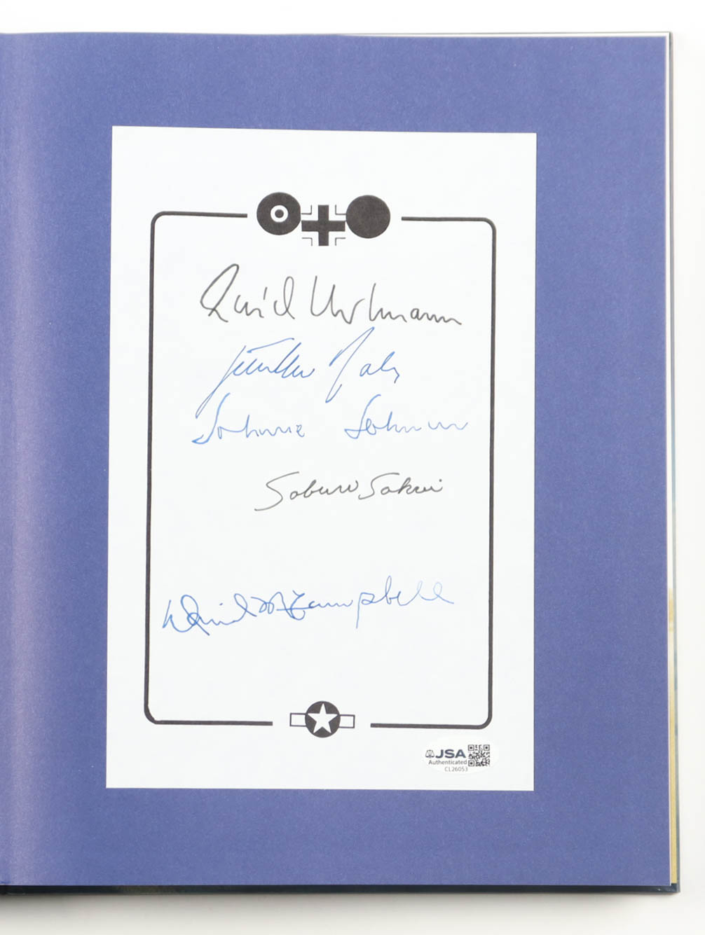 "Aces: True Stories Of Victory & Valor" Hardcover Book Signed By (5) With Erich Hartmann, Gunther Rall, Johnnie Johnson, Saburo Sakai (JSA) at PristineAuction.com "Aces: True Stories Of Victory & Valor" Hardcover Book Signed By (5) With Erich Hartmann, Gunther Rall, Johnnie Johnson, Saburo Sakai (JSA) at PristineAuction.com