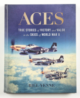 "Aces: True Stories Of Victory & Valor" Hardcover Book Signed By (5) With Erich Hartmann, Gunther Rall, Johnnie Johnson, Saburo Sakai (JSA) at PristineAuction.com