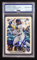 Andrew Monasterio Signed 2023 Topps Update Series #US74 RC (PSA | Autograph Graded PSA 10) at PristineAuction.com