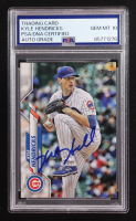 Kyle Hendricks Signed 2020 Topps Update Series One #26 (PSA | Autograph Graded PSA 10) at PristineAuction.com