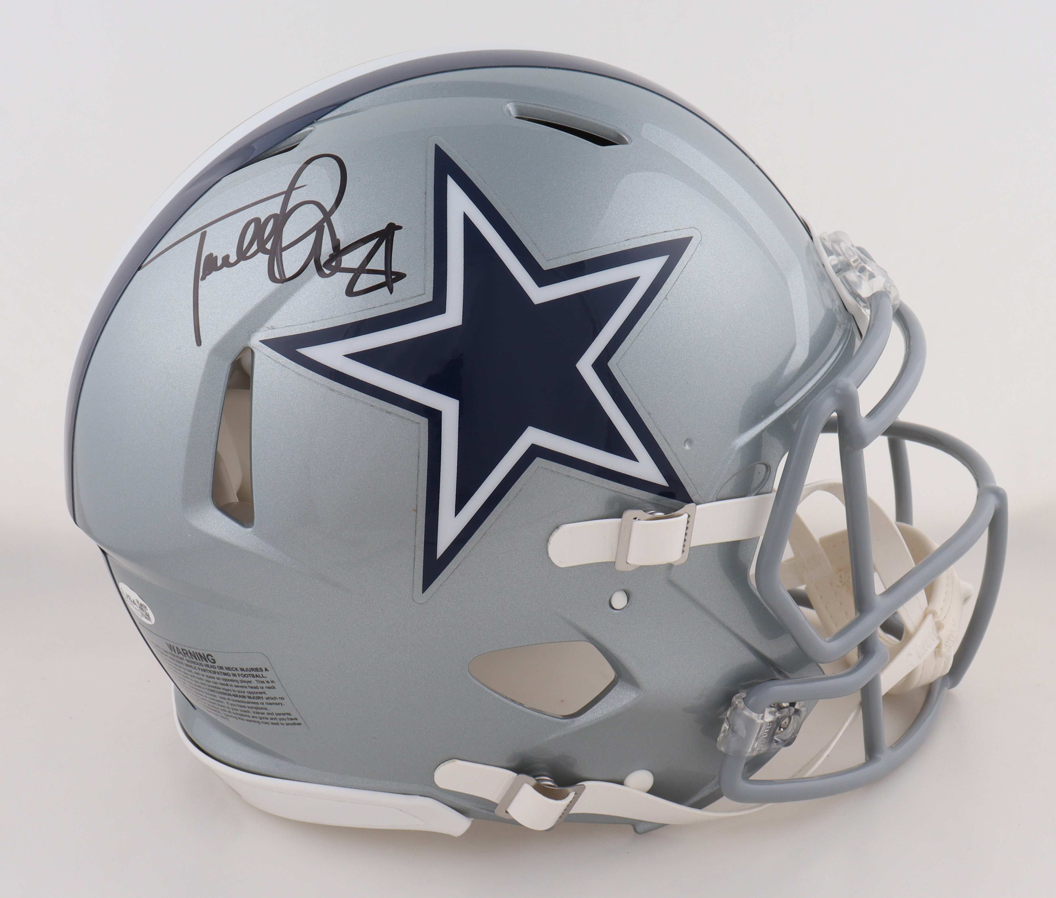 Terrell Owens Signed Cowboys Full-Size Authentic On-Field Speed Helmet (JSA) at PristineAuction.com Terrell Owens Signed Cowboys Full-Size Authentic On-Field Speed Helmet (JSA) at PristineAuction.com